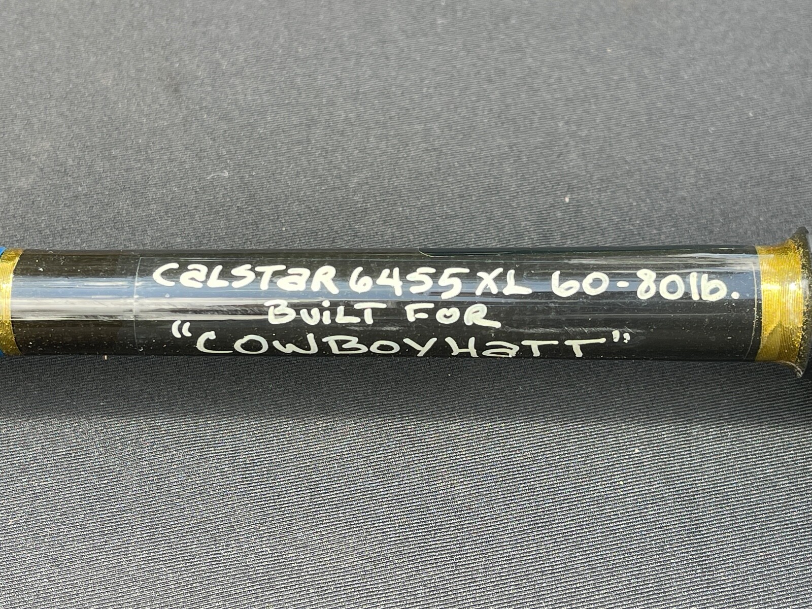 Calstar Custom Made Fishing Rod 60-80 lb Made in USA 5’4″ Built for “Cowboy Hat”