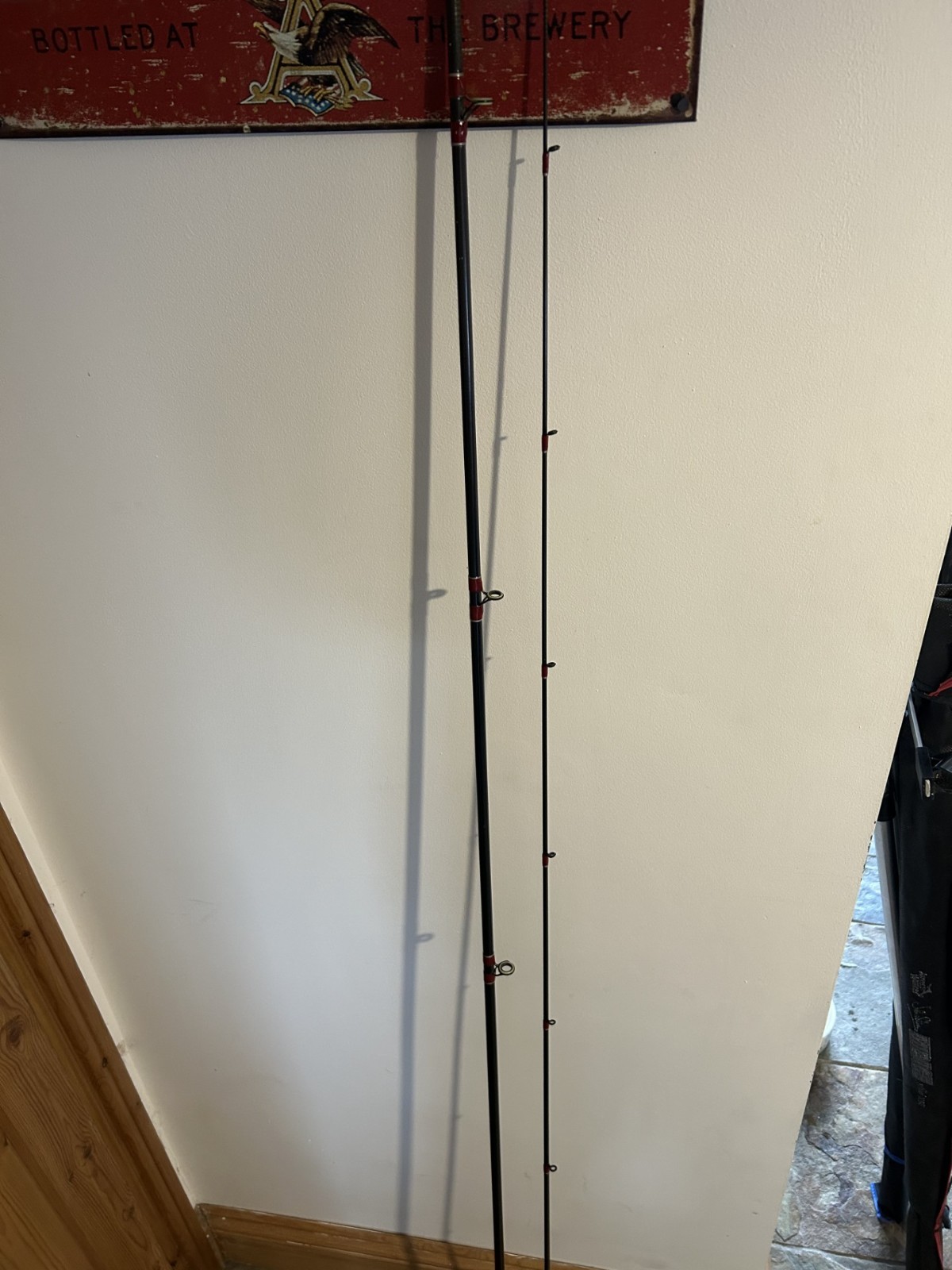 Laser Black demon Fly Fishing Rod 10 & half feet line rating #7-9 two piece