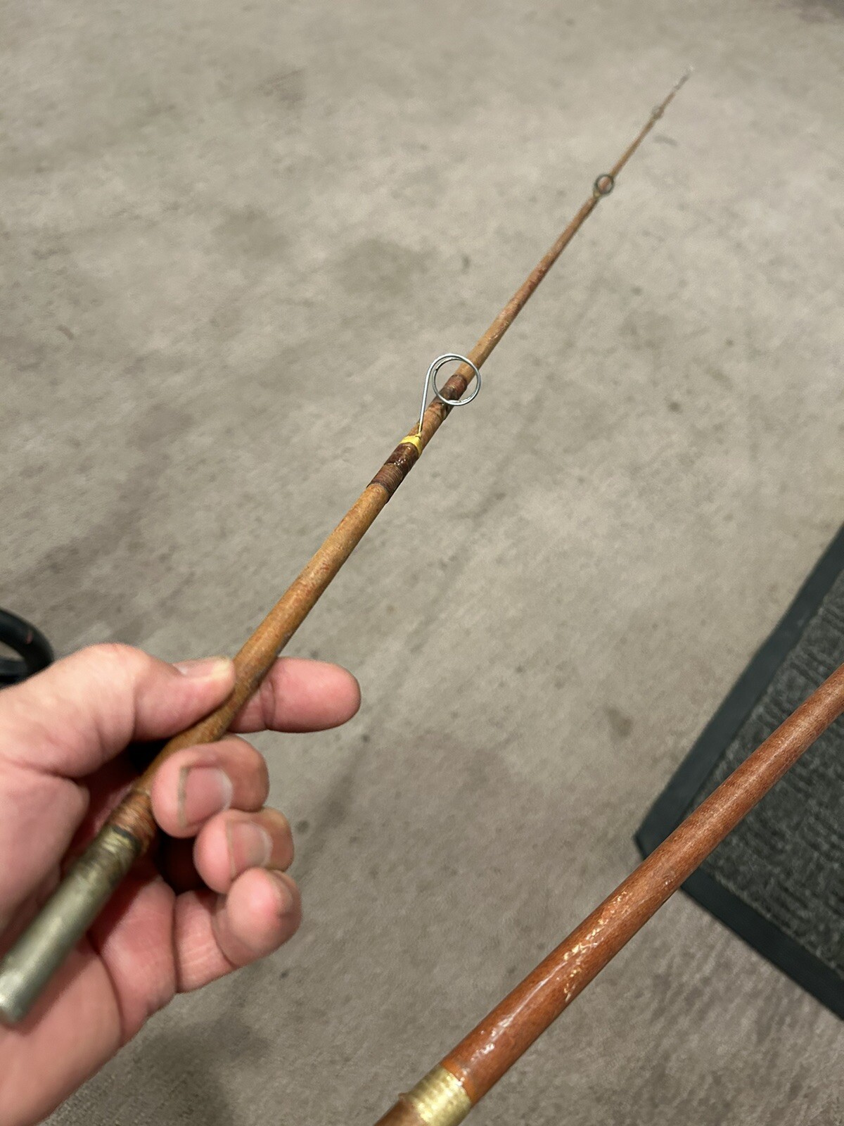 Vintage WRIGHT & McGILL Granger “Steelie” 2 Piece Spinning 8’6″ Rod Colorado US