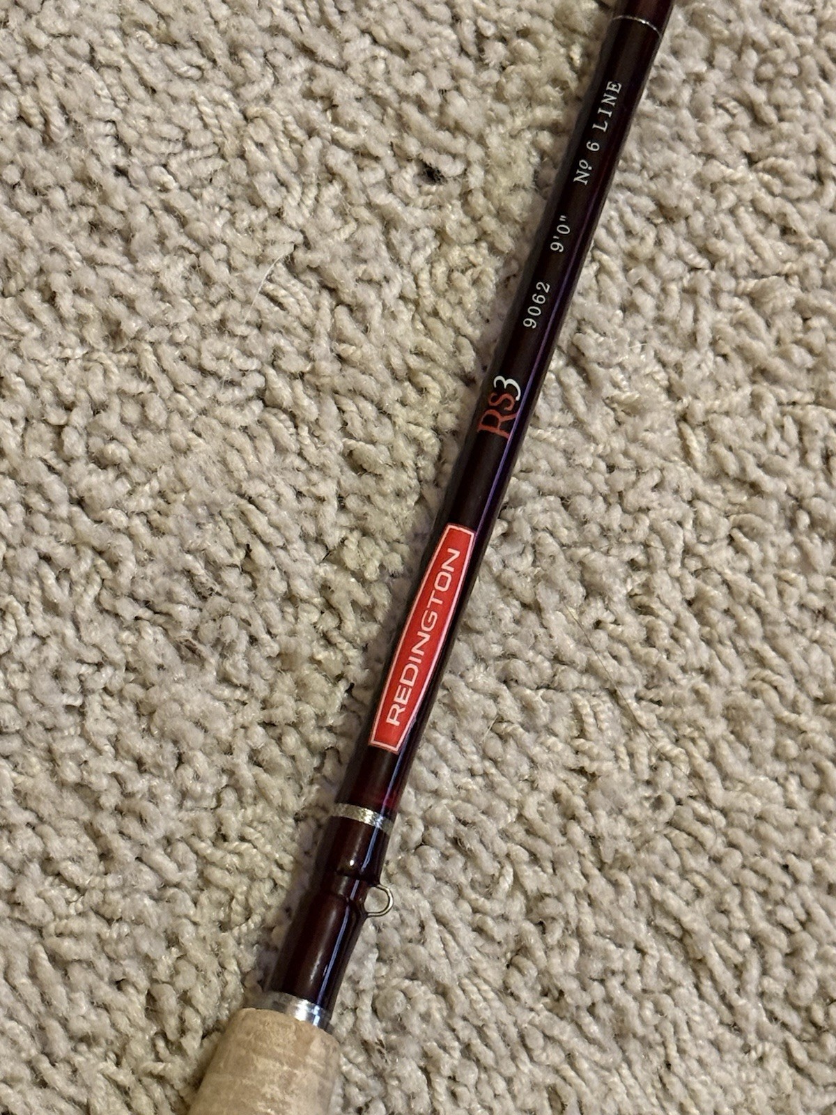 Redington RS2 9062 Fly Rod 9′ 2-piece #6 Line Correct Sock & Tube EXC Condition