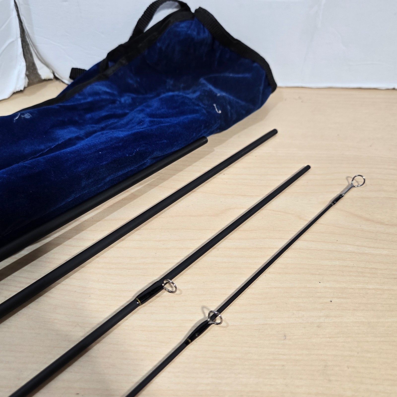 Eagle Claw Trail master ZLIII600 Spinning & FLY pole Fishing rod 7′ 6″🍒
