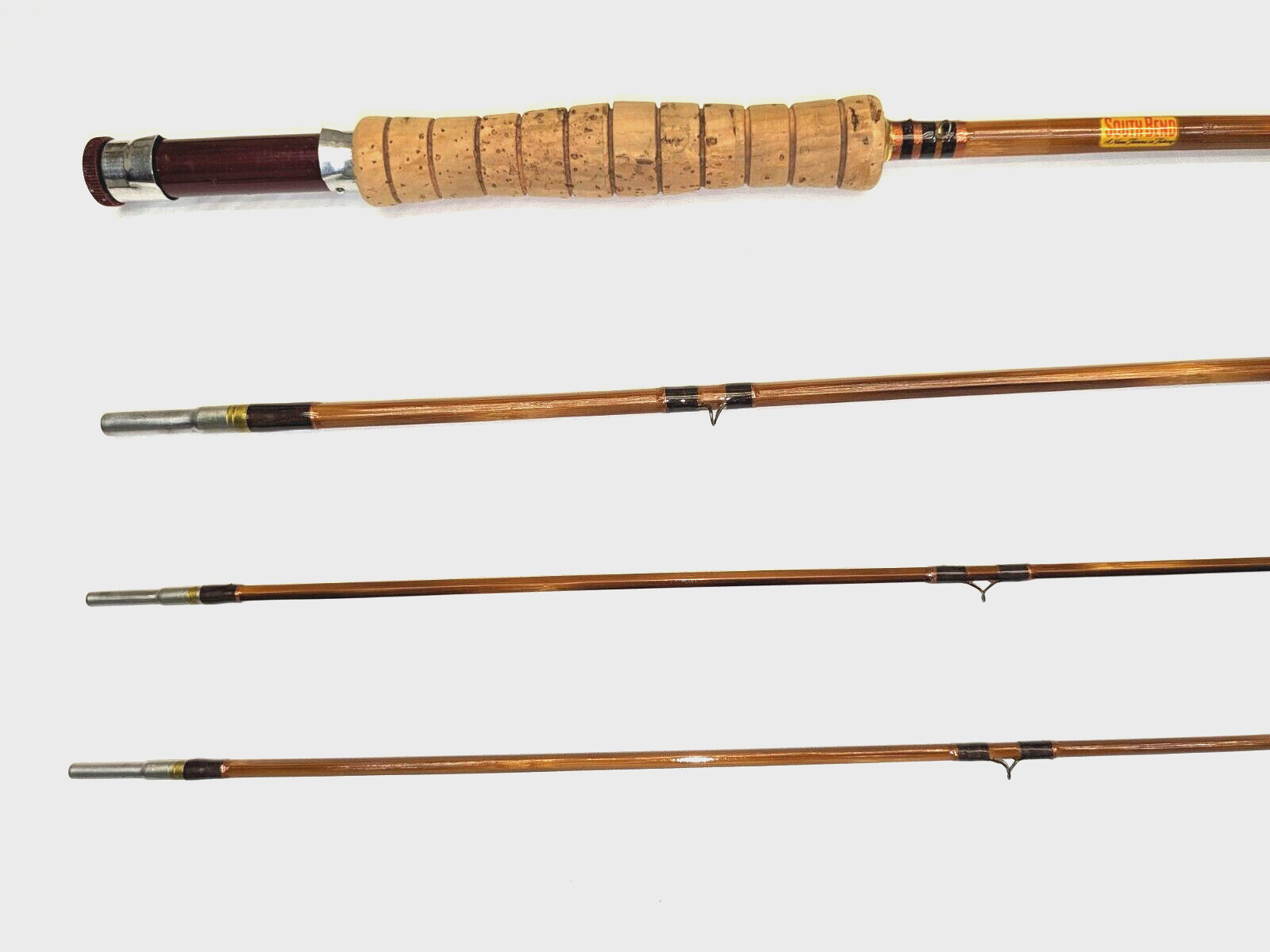 Southbend Bamboo Fly Rod Model 359 9ft 3-pc with extra tip including bag & tube