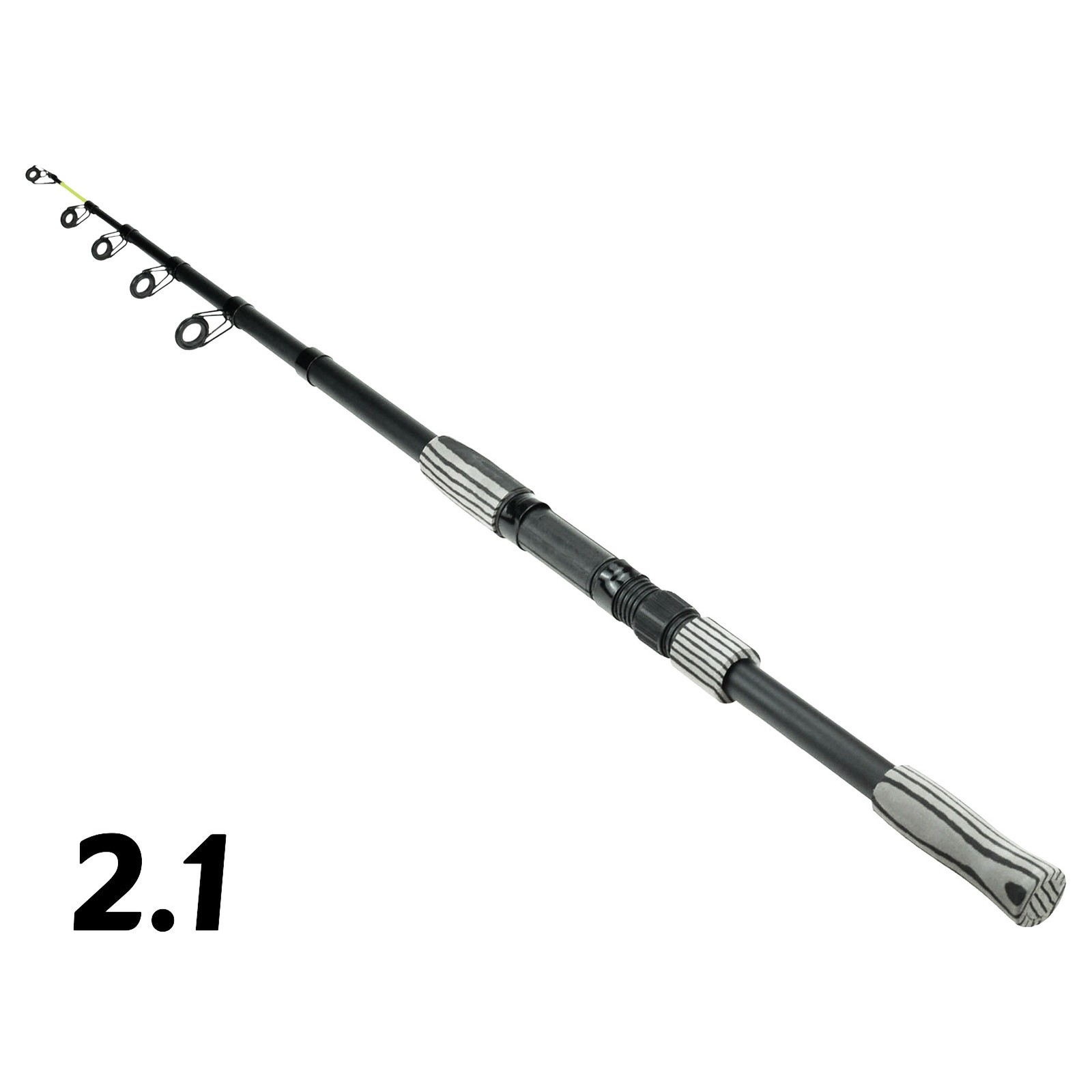 2.1M-3.6M Shrinkable Design Portable Telescopic Fiberglass Fishing Rod