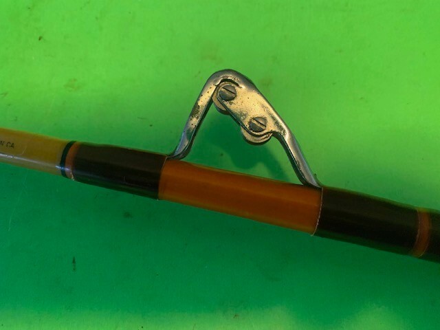VINTAGE SABRE CALIFORNIAN 5 FOOT 6 INCH 30 TO 80 POUND RATED TROLLING FISHING RO