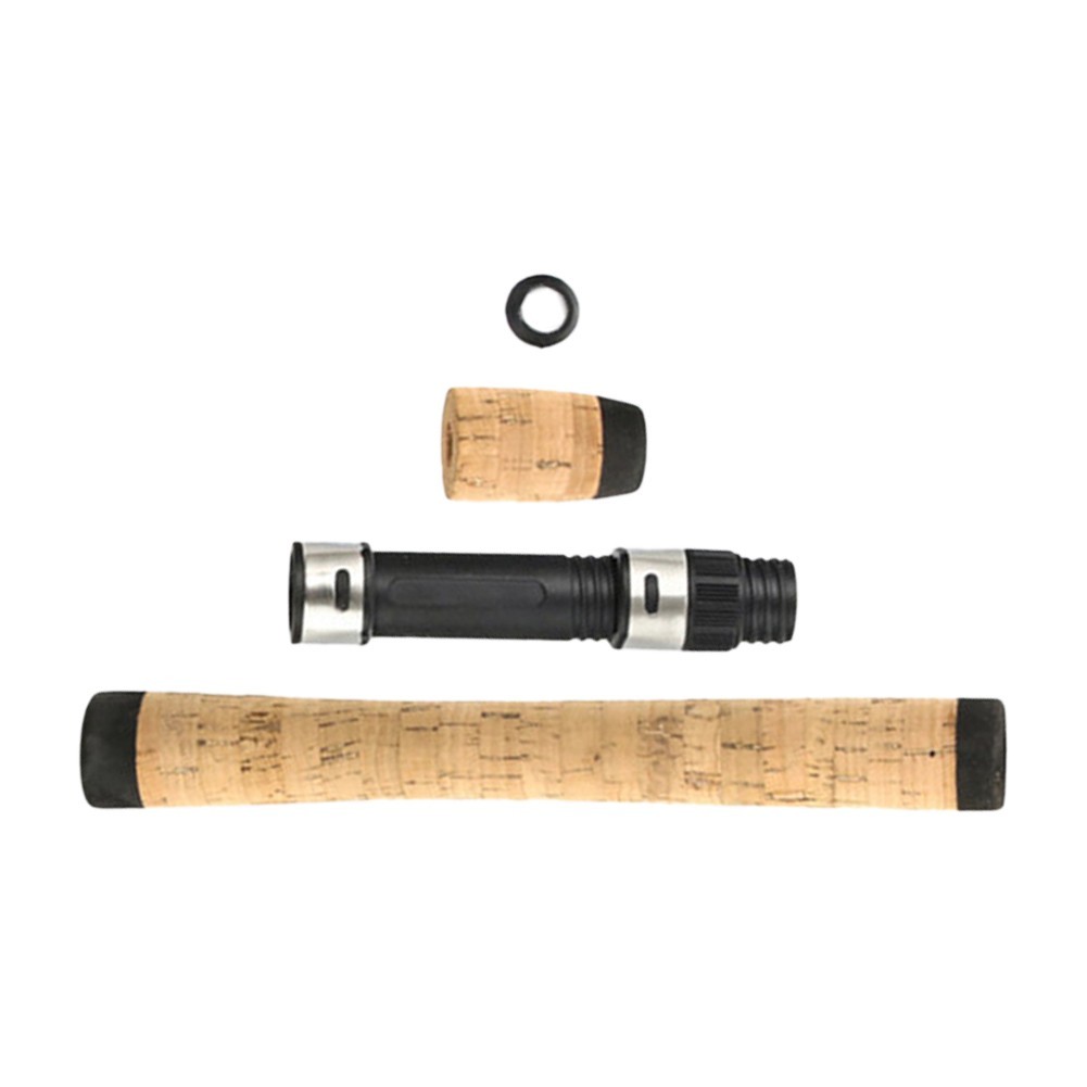 Fishing Rod Handle Repair Kit with Cork Grip and Reel Seat for DIY Rod Building