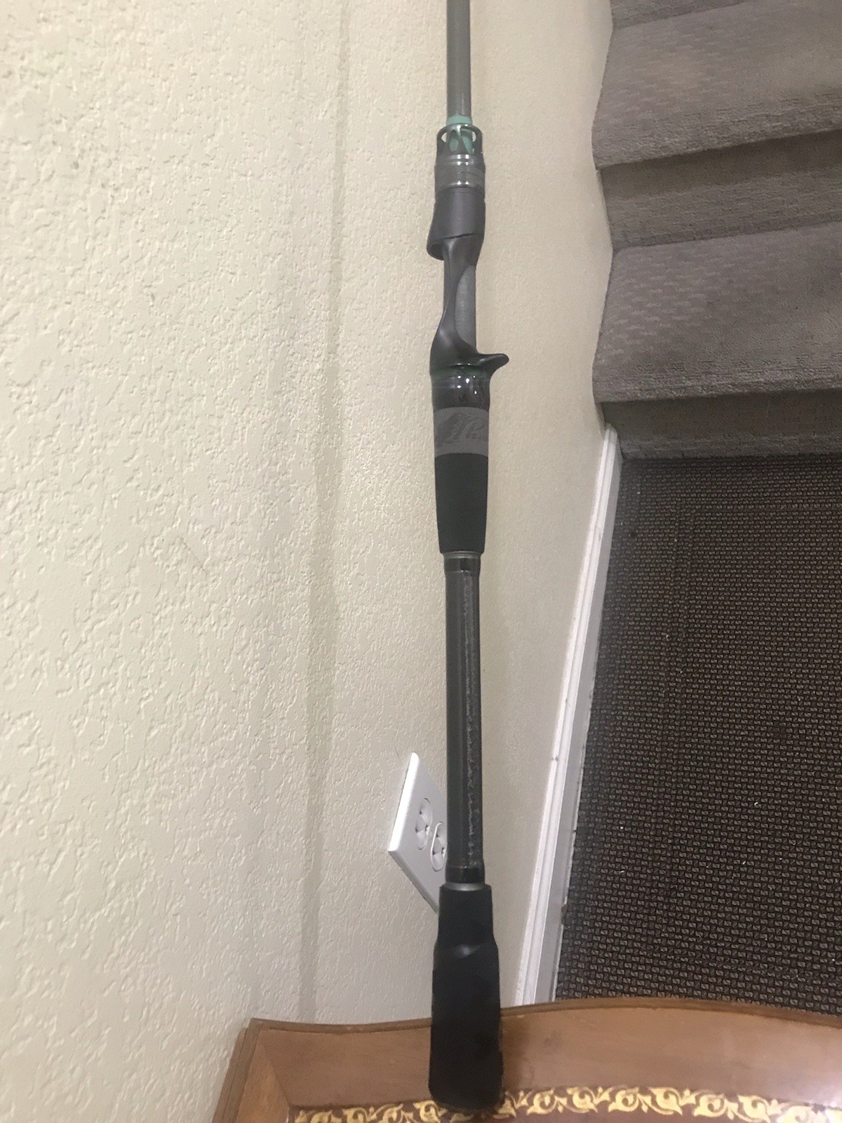 PHENIX CARBON CUSTOM MADE BAIT CASTING FISHING ROD 6’10”FT 10-20 LB SIC GUIDES