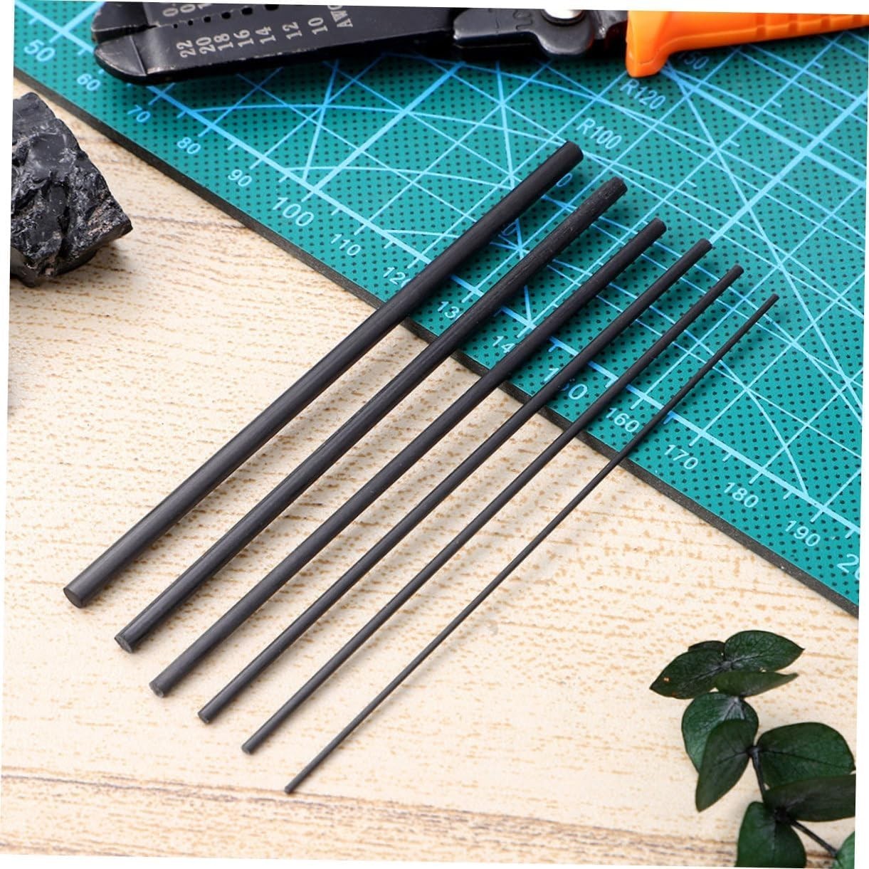 Carbon Fishing Rod Repair Insert Solid Carbon Fiber Rods Two-Piece Connection…