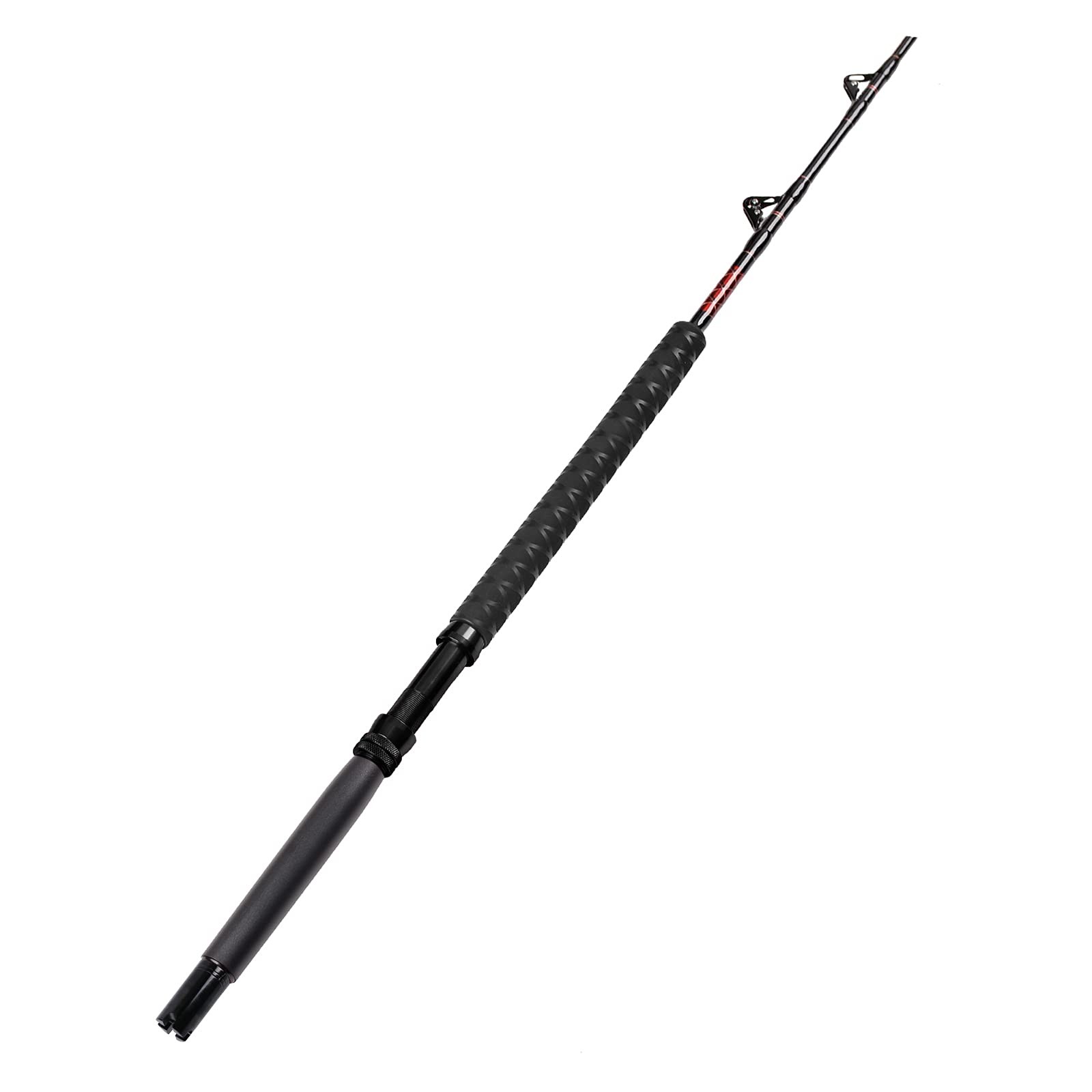 Fiblink Saltwater Fishing Trolling Rod 1-Piece Heavy Duty Roller Rod Big Name Co