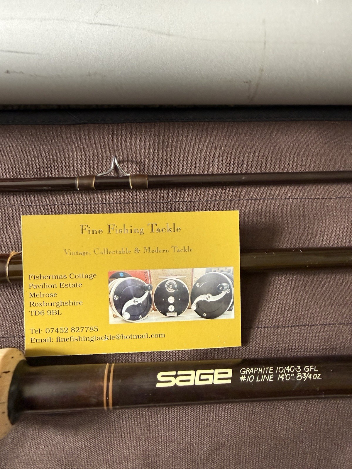 Sage Graphite GFL 14 Foot #10 3 Piece Spey Salmon Fly Rod with Bag & Tube