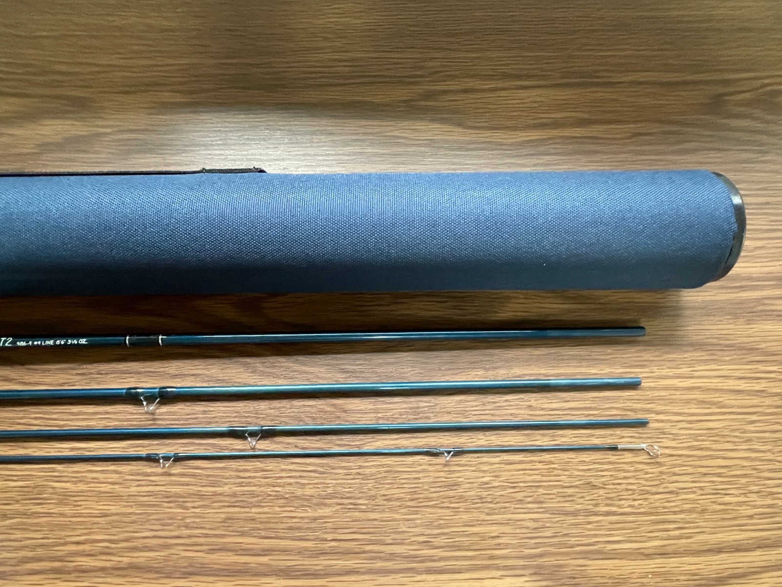 Sage VT2 486-4 #4wt 8’6″ 3-1/8oz Bule Tube 4p Used Fly Fishing Rods from Japan