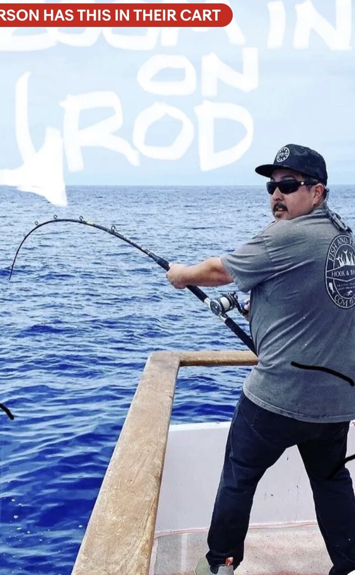 Tuna Rod 50-120lb. 7ft. 6in. San Diego Big Fish 300-600 gr. Jigs 600. VALUE