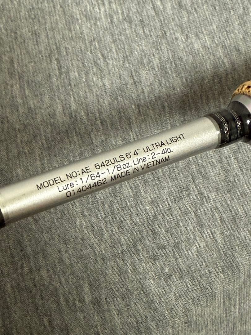 Daiwa Air Edge 642ULS Bass Spinning Rod Light Tackle Used