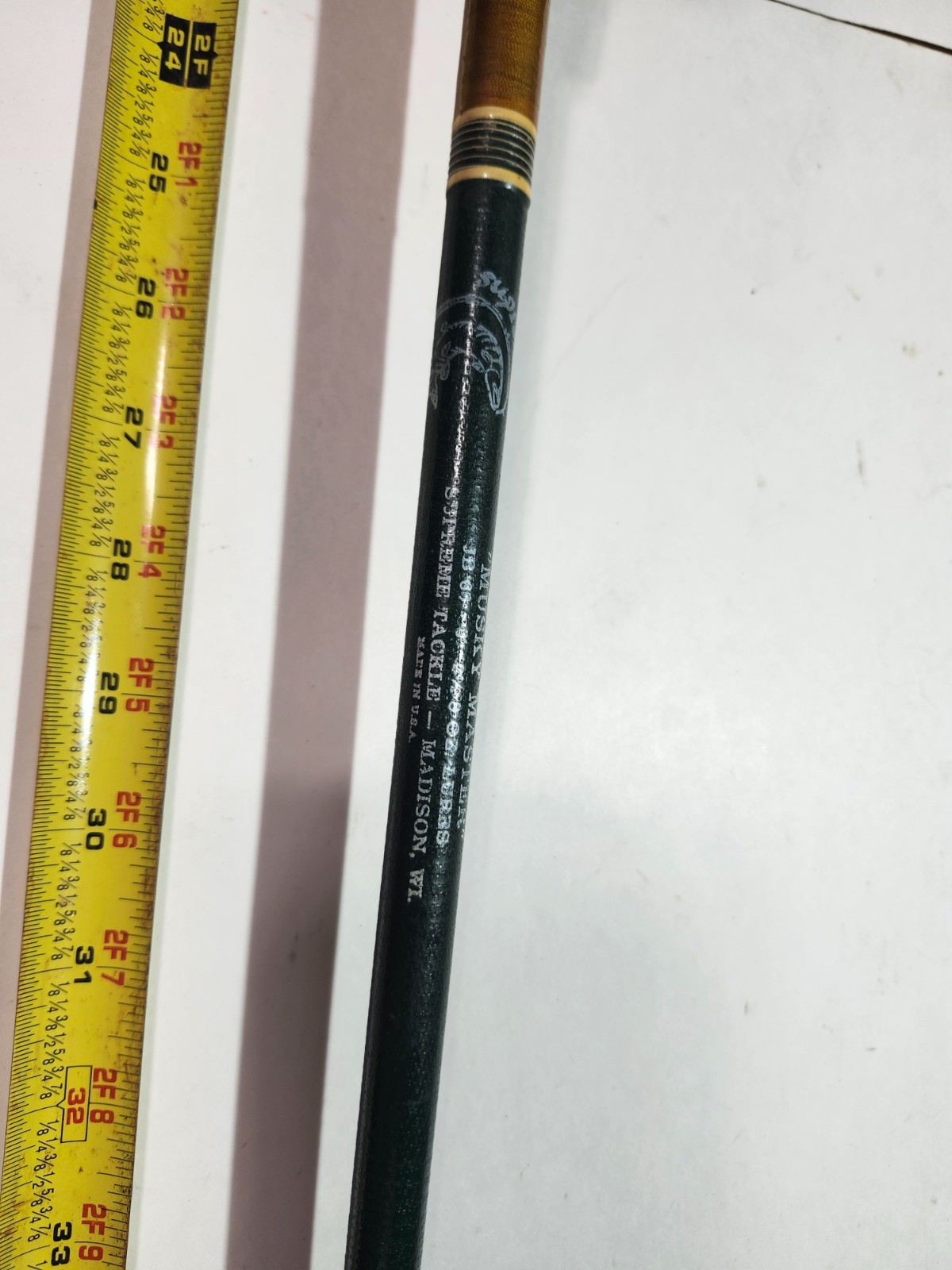 Supreme Rod Co Madison Wi Musky Master Fishing Rod 6′ Vintage