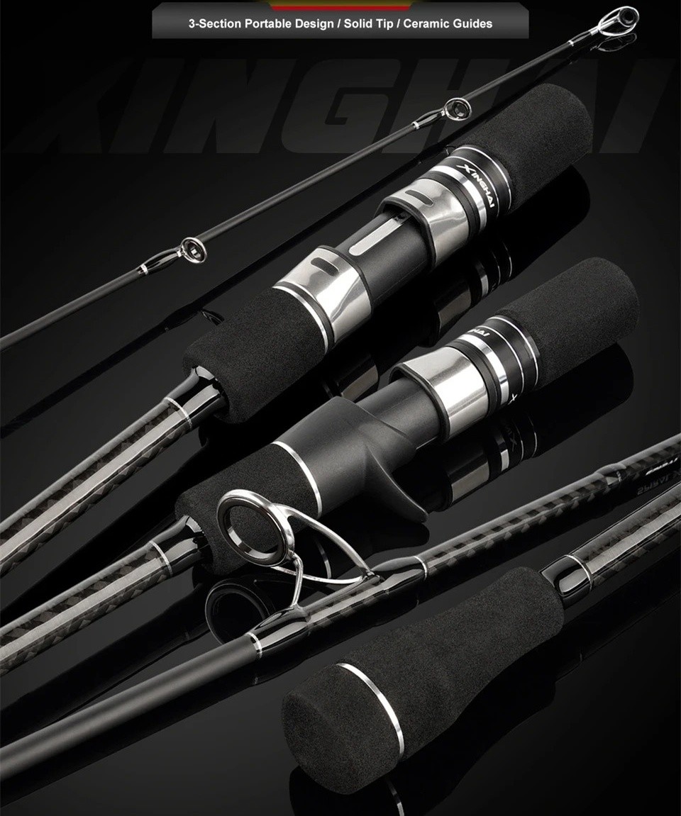 Travel Jigging Fishing Rod 1.83-1.91m MH Carbon Ceramic Guides Slow Jigging