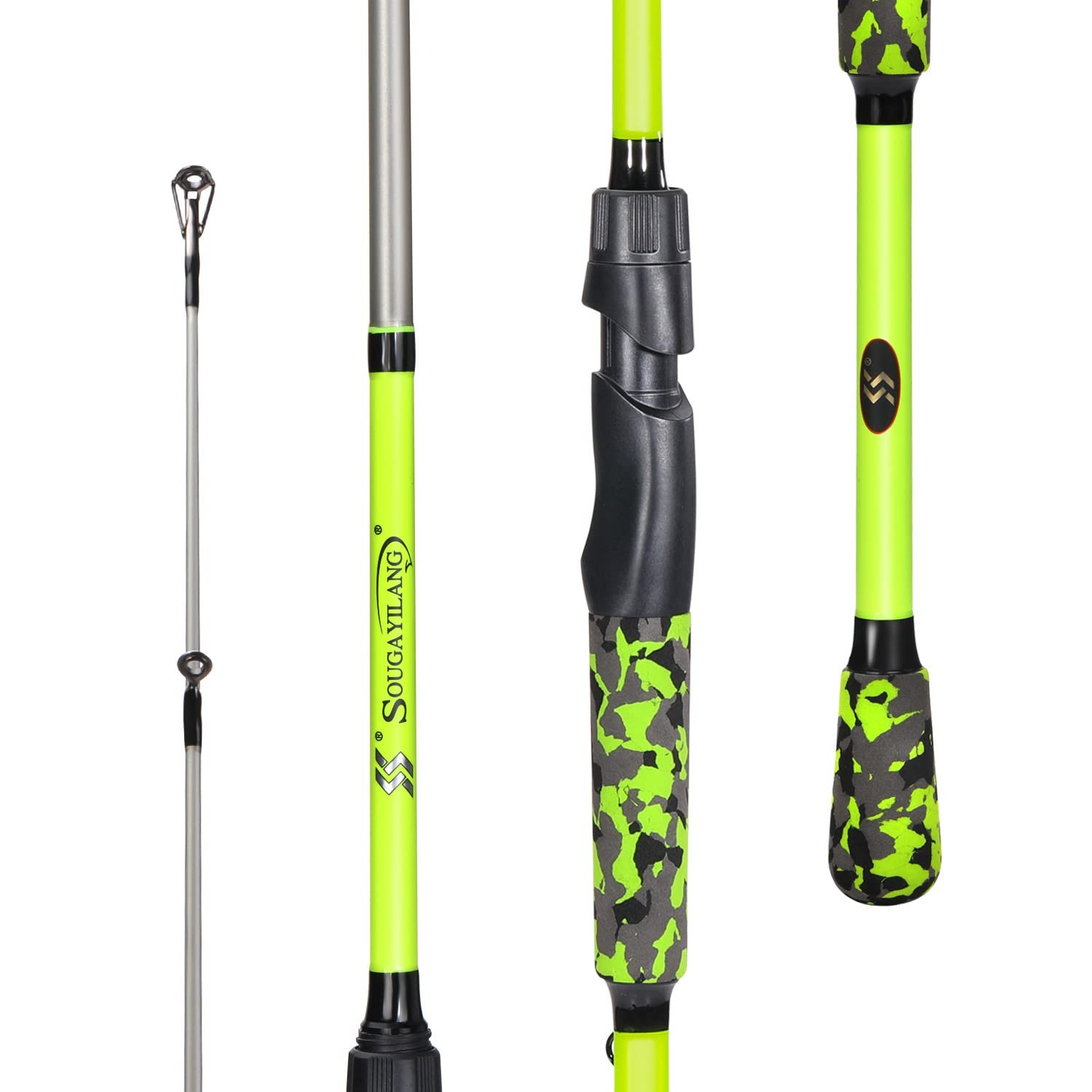 Sougayilang Fishing Rods Im7 Graphite Blank Rods2 Pieces Rods Eva Handle For