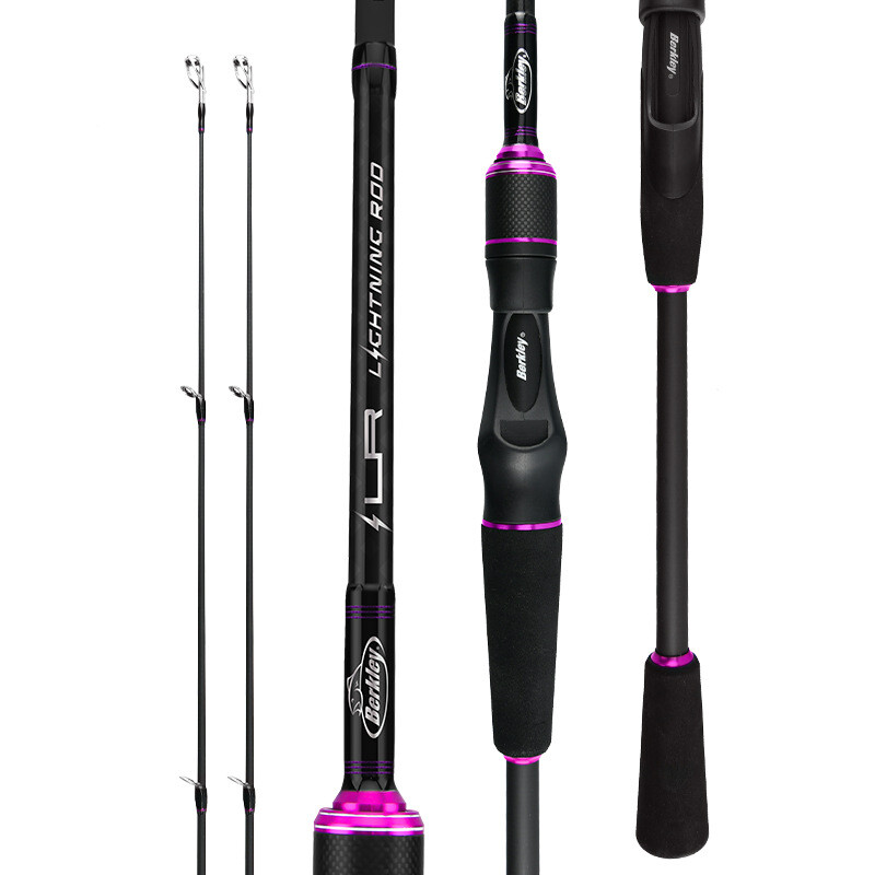 Berkley Lightning Baitcasting Fishing Rod 2 Rod Tips Saltwater Fishing Rod
