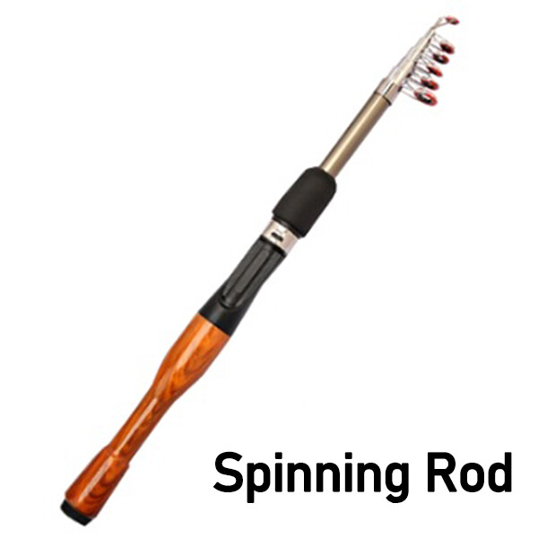 Mini Fishing Spinning Casting Rod 1.3-1.8m Telescopic Carbon Fiber Pole Sea Bass