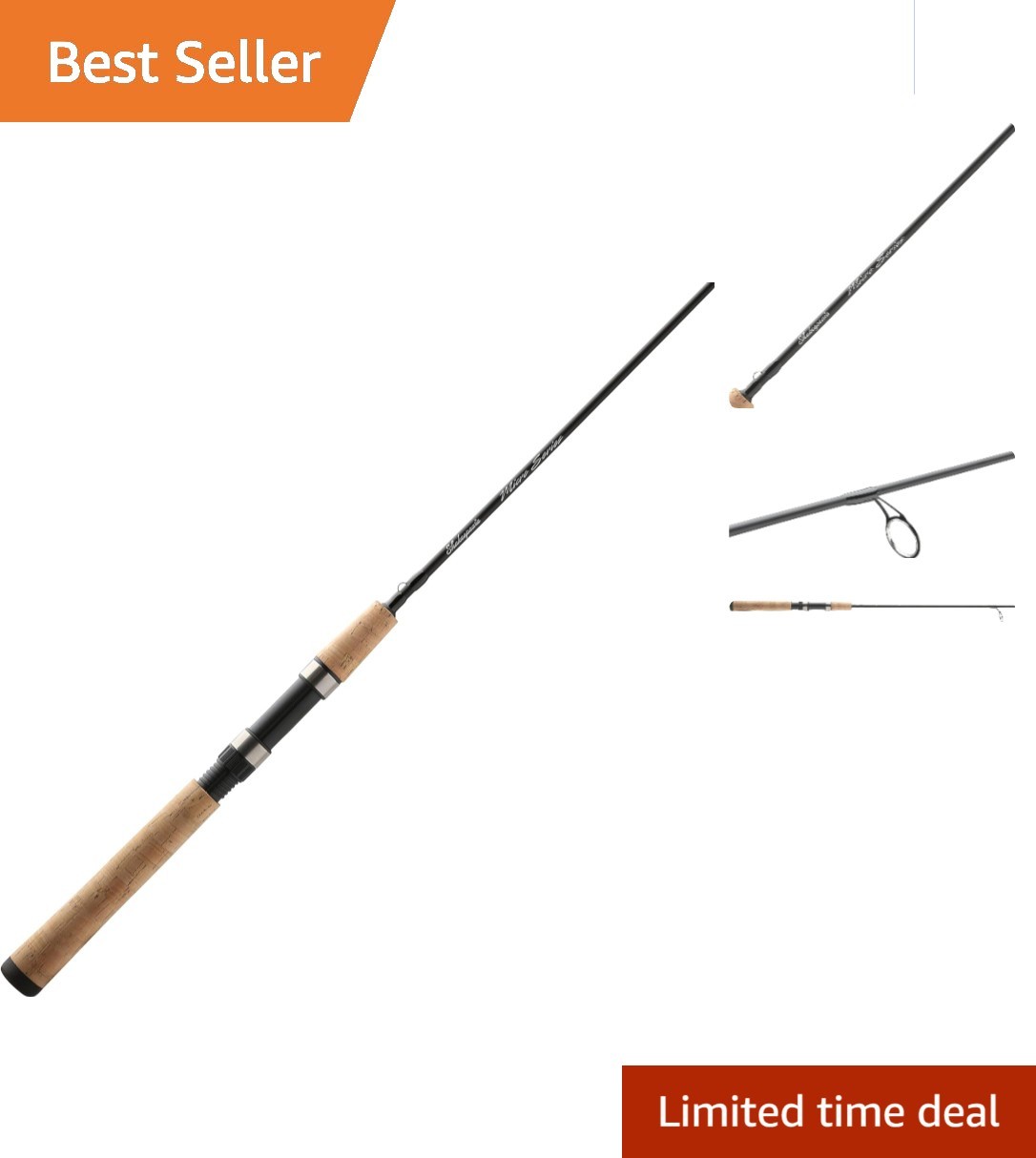 Micro Spinning Rod 5.5ft – Lightweight Graphite for Bass Fishing Enthusiasts