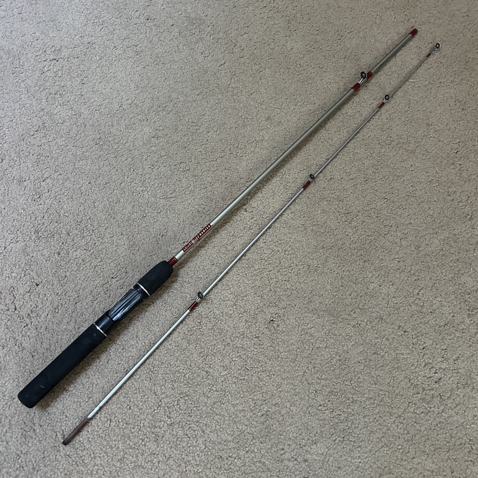 Zebco RT Series Spin Cast Rod Ceramic Guides 5ft 6in Used
