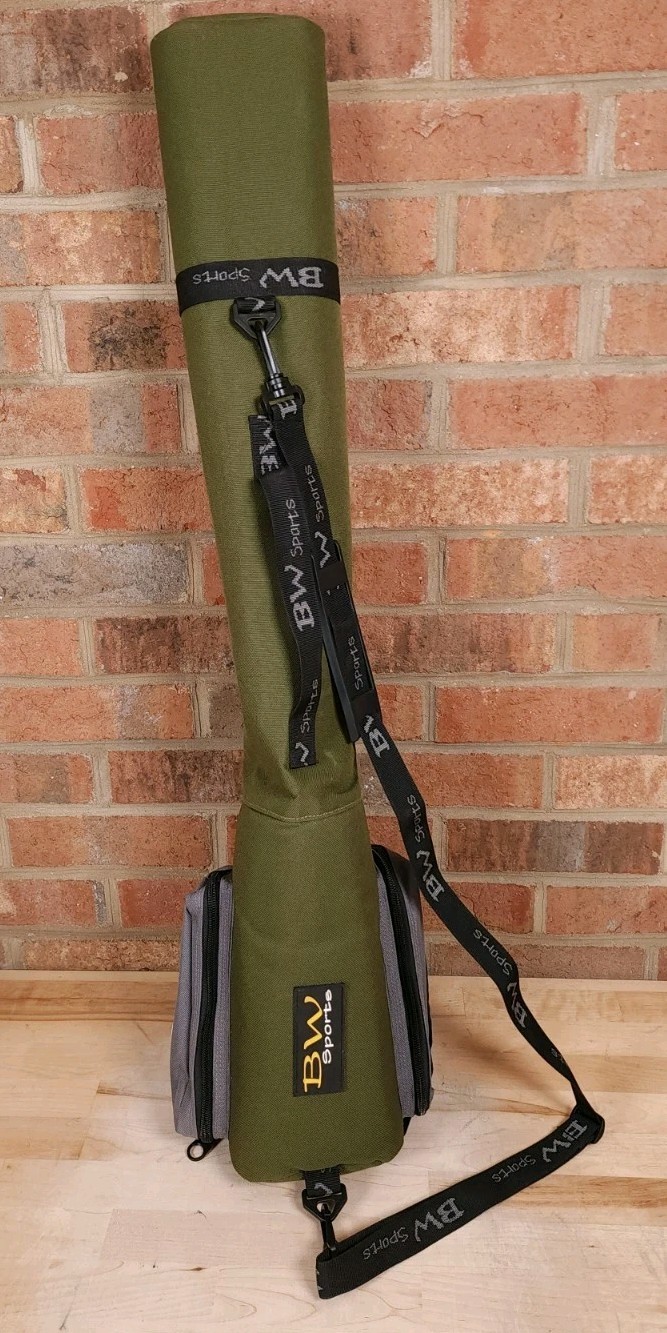 BW Sports 25 Yrs Anniversary Edition Dual Rod Reel Case 2 Piece Rods 32 Inch