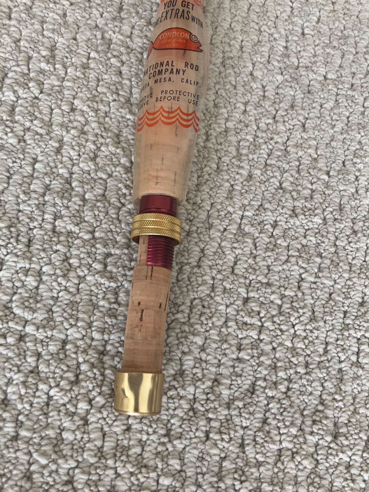 NEW VINTAGE Royal Javelin 2 pcs. 8 Ft. Fishing Rod Custom Built Conolon #78614