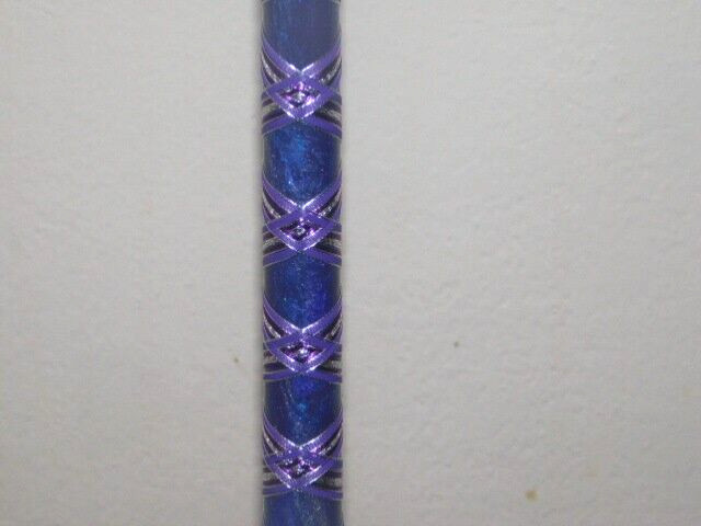 CUSTOM CONVENTIONAL BOAT ROD 7′ PURPLE PEARL MARBLE 25-50 LB TURBOS NEW