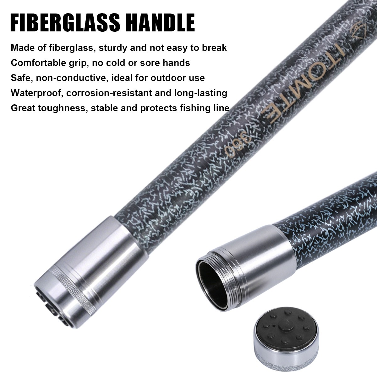 Telescopic Fishing Rod 2.1M 3.0M 3.6M Carbon Fiber Portable Travel Fishing Pole