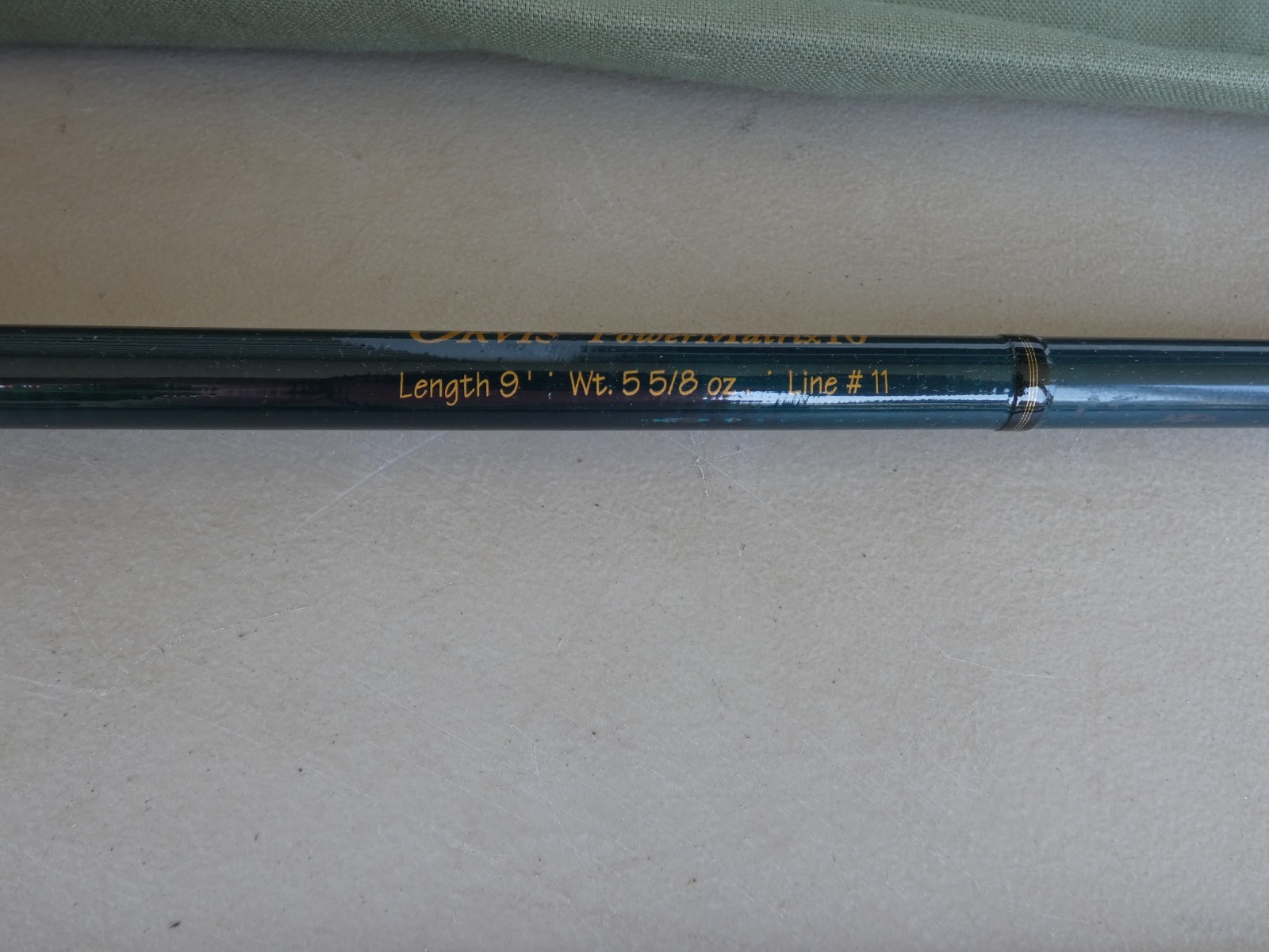 Orvis PM-10 9011 5 5/8 OZ Power Matrix 10 Fly Rod 9’ 2 Pc 11 wt. + SOCK