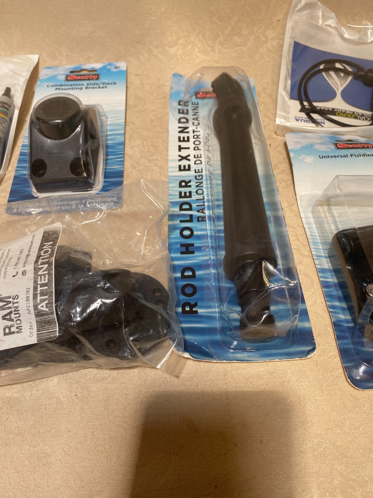 Scotty Fishing Supply Lot Downrigger Rod Holders Mounting Brackets Marine Gear