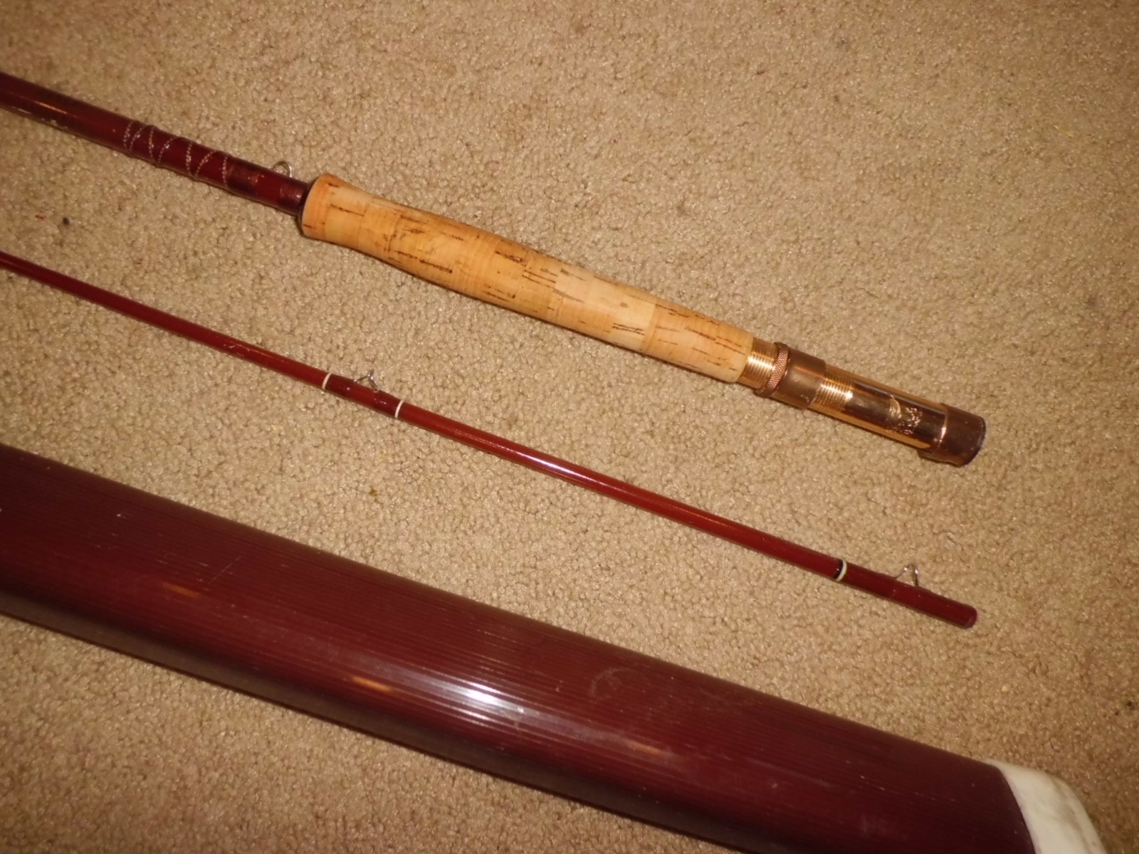Vintage FENWICK Feralite FF80 Fly 8′ Rod made in USA- 7-8 fly line #F47527