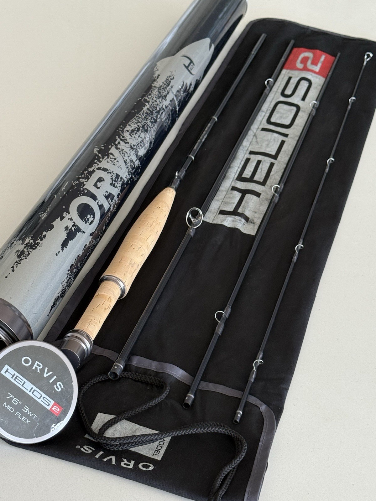**BEAUTIFUL** SUPER RARE ORVIS ￼ HELIOS-2 3wt 7’6”in ￼ Flyrod!!
