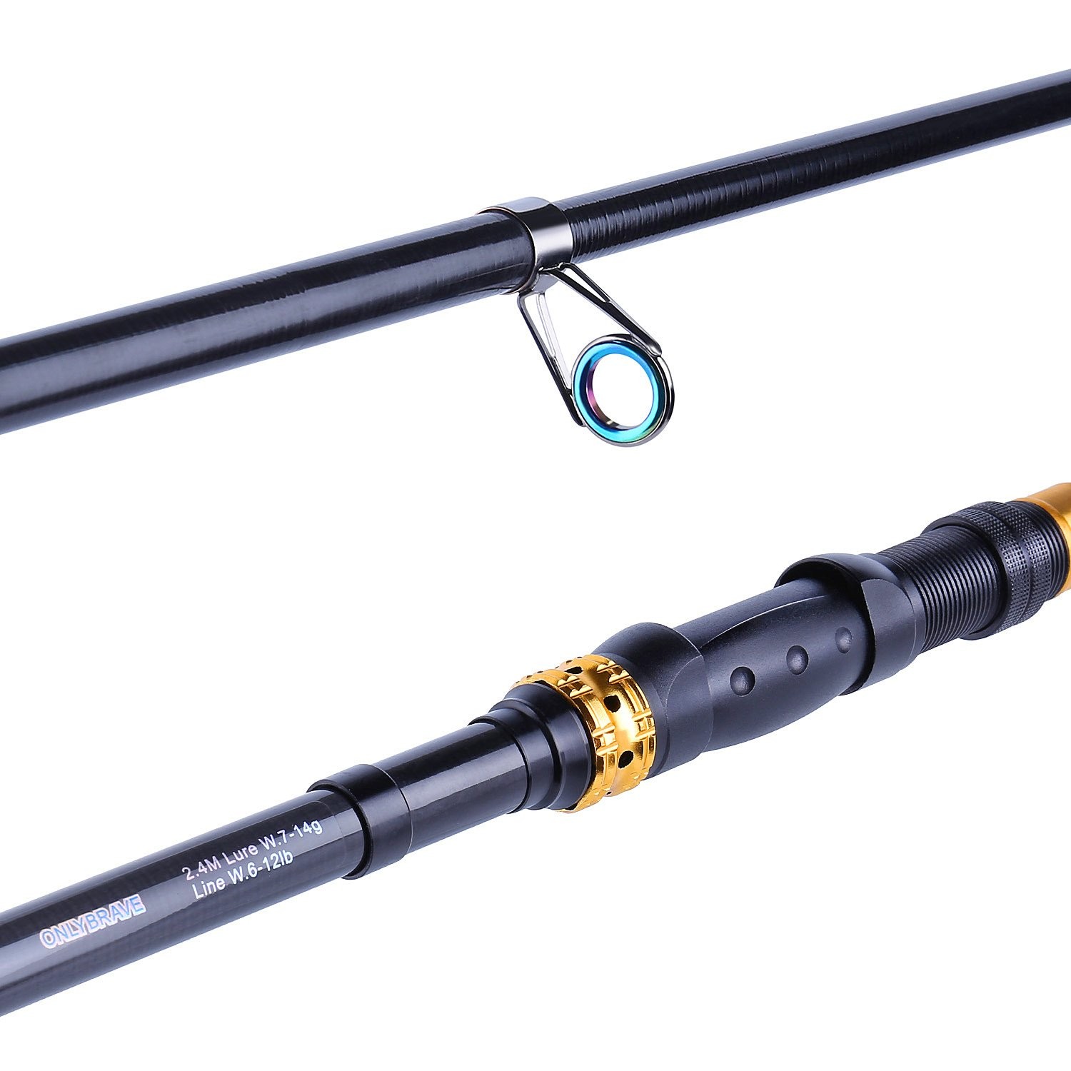 Telescopic Fishing Rod 24 Ton Carbon Fiber Ultralight Fishing Pole with CNC …