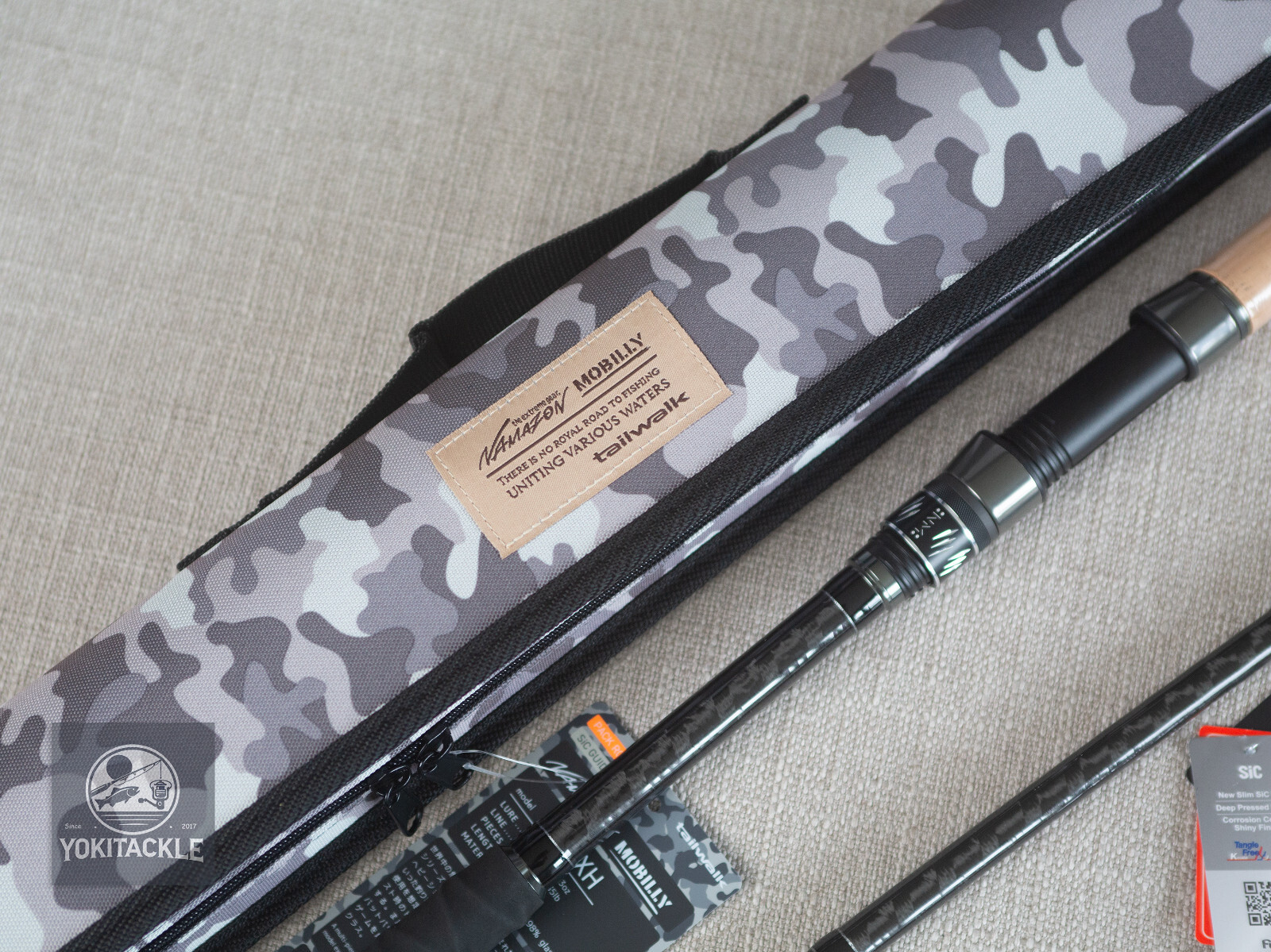 Tailwalk NAMAZON MOBILLY S824XH Spinning Rod for Bass 4 Piece Rod