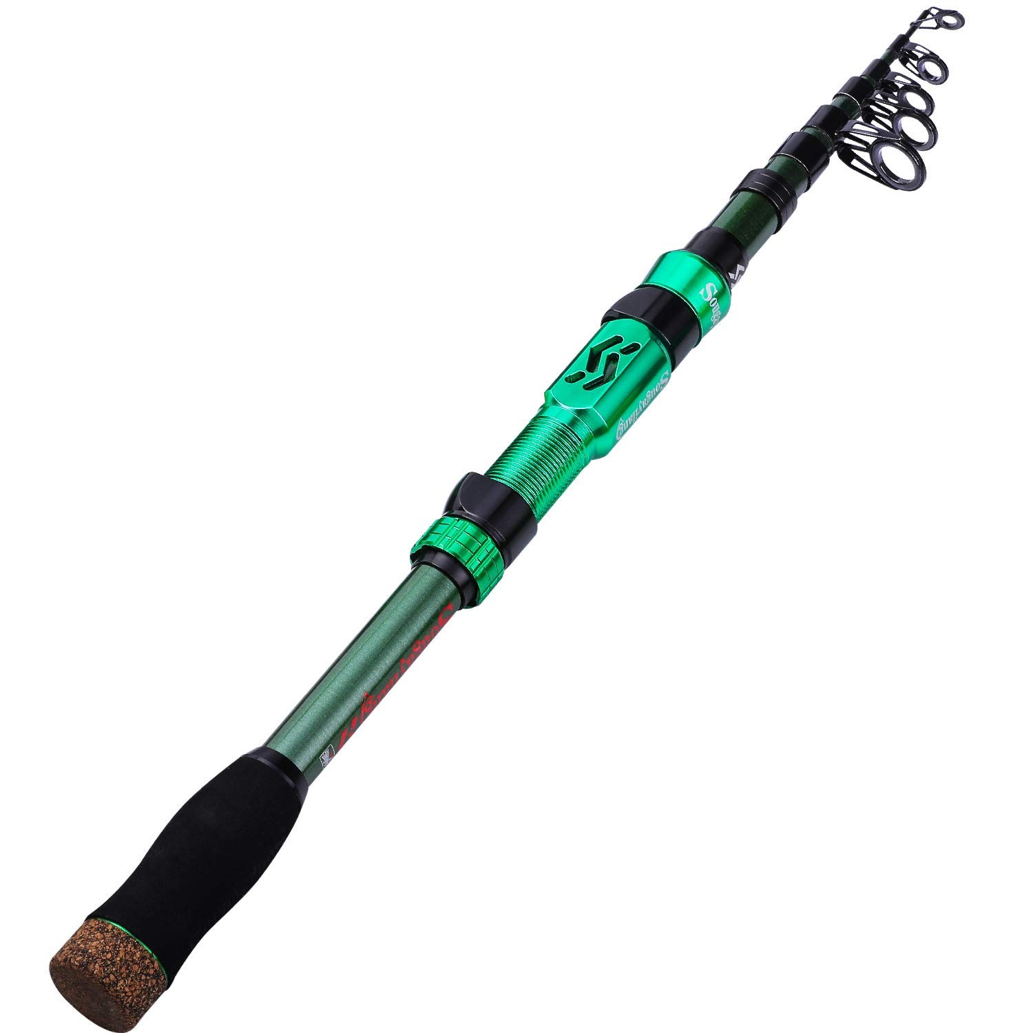 Sougayilang Telescopic Fishing Rod – 24 Ton Carbon Fiber, Cnc Machined