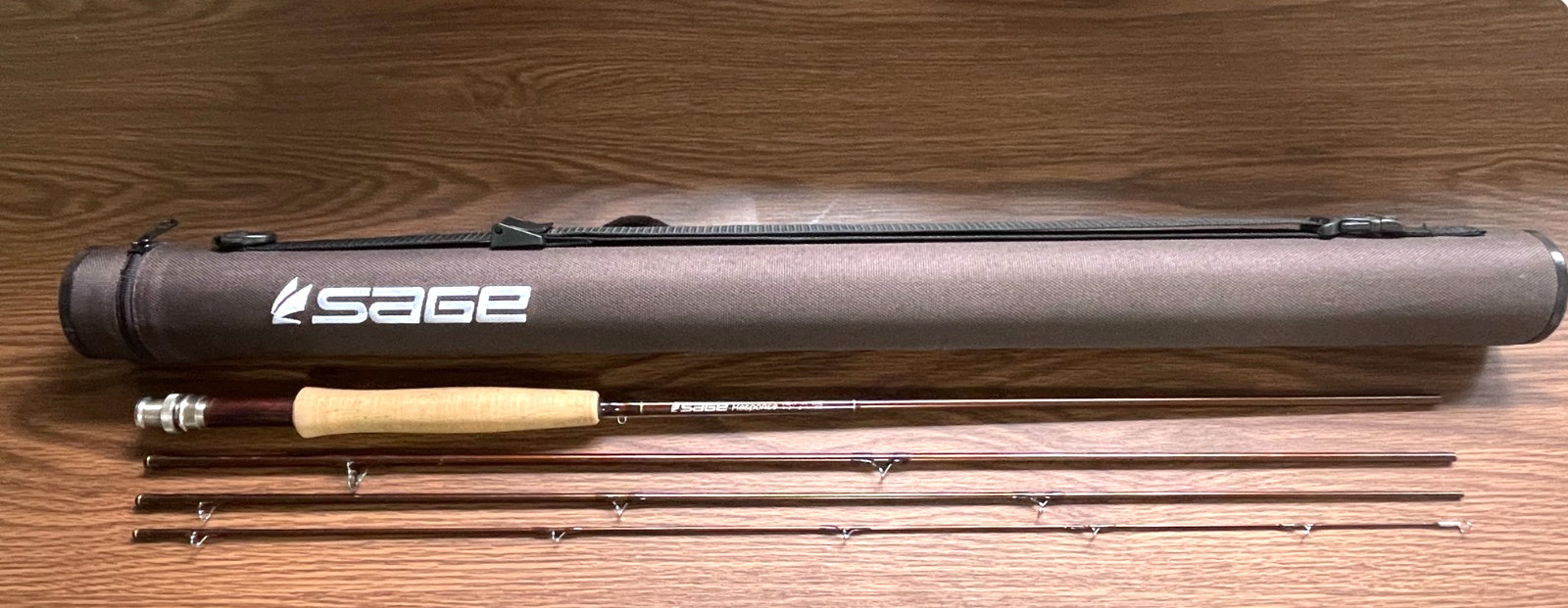 Sage Response 490-4 4 Line 9’0″ 3-1/8oz Tube Used Fly Fishing Rod Carbon Japan