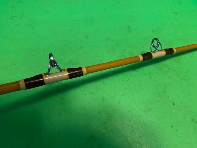 CUSTOM BUILT FENWICK ST 785 6 FOOT 4 1/2 INCH 30 TO 100 POUND RATED FISHING ROD