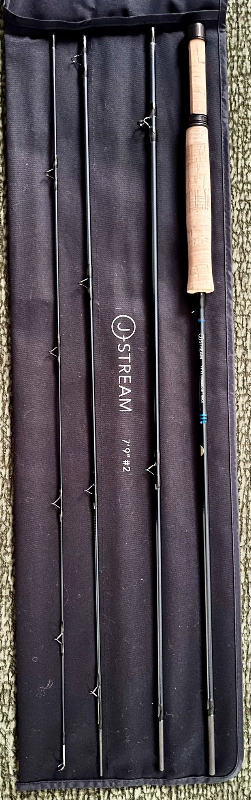Tiemco J-Stream Fly Fishing Rod 7’9″ 2wt 4 Piece