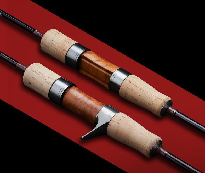 Fishing Rods 1.68M 1.8M Casting Spinning Rod Carbon Fiber 2 Section Lure 1.5-8g