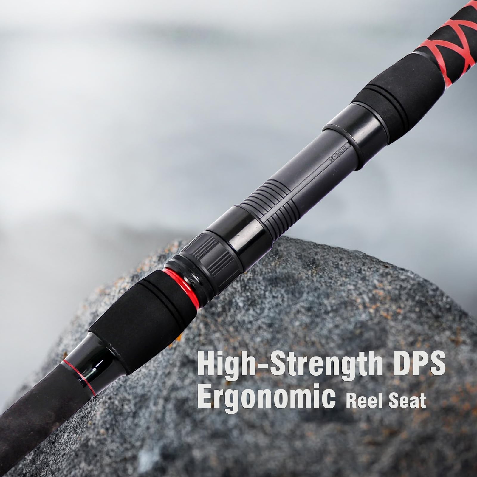 Fiblink Surf Spinning Fishing Rod 2-Piece/3-Piece Carbon Fiber Travel Fishing