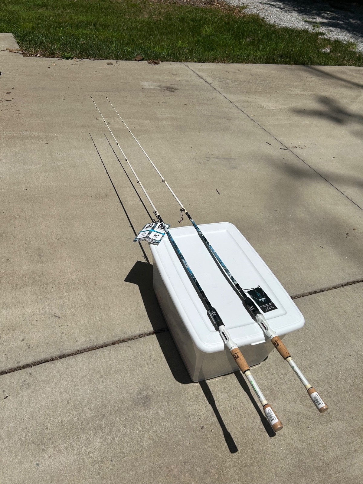 Pair of 7’6″ Profishiency casting rod HB760TT Heavy