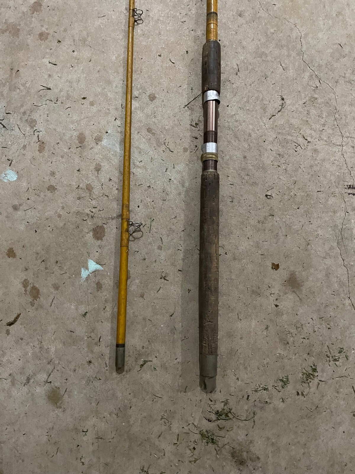Vintage Eagle Claw Wright & McGill Powerlight MPLS 8 1/2ft 2 pc spinning Rod