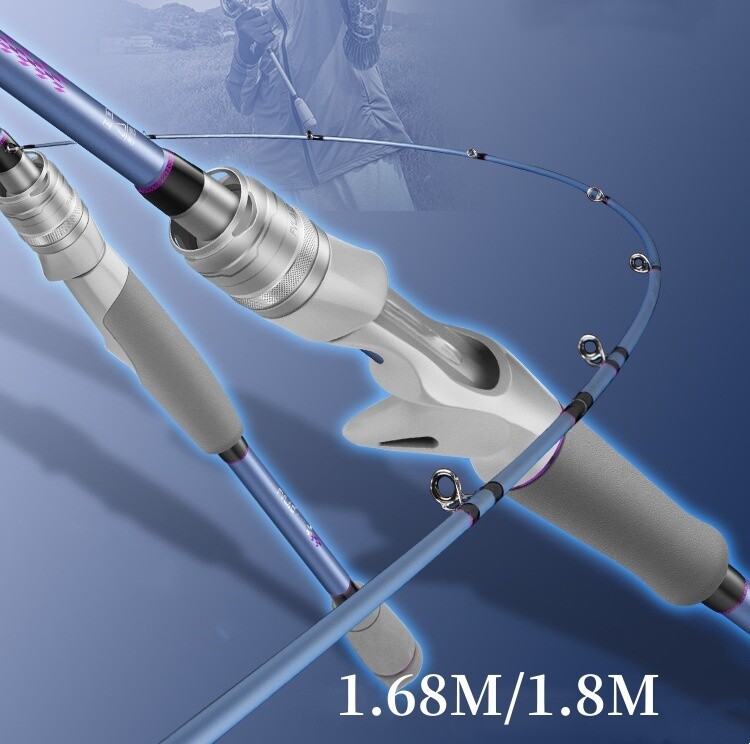 Spinning Rods Lure Fishing Rods 1.68m 1.8m Casting Rods Carbon Fiber Pole Fast