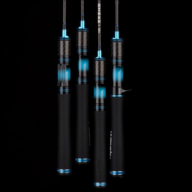 Carbon Fiber Fishing Lure Rod 1.5M 1.68M 1.8M Pole Spinning Casting Rod Lure Rod