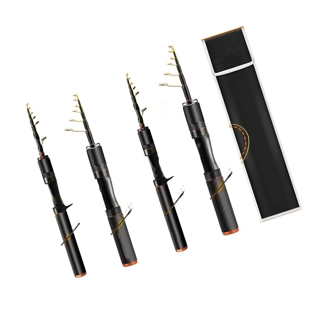 UL Light Butterfly Carbon Fiber Telescopic Rod 1.5m 1.68m Easy Storage