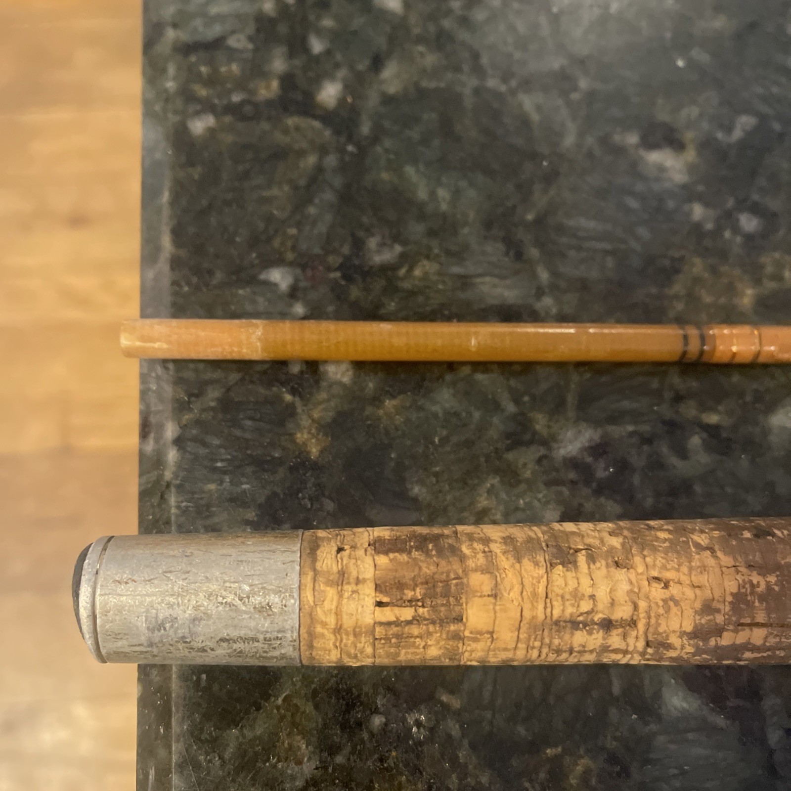 Heddon Golden MARK 50 Pro Weight Spinning Rod 6’ 9” 7646 Vtg Gorgeous 2 Pc Coll