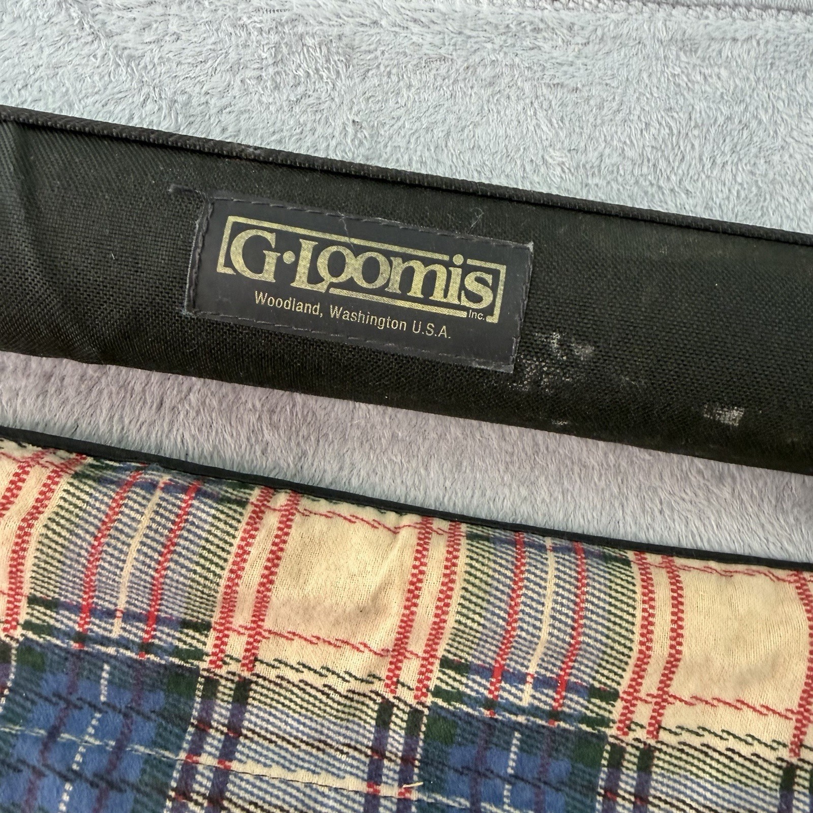 Vtg G Loomis IM6 9′ #3wt 2pc Fly Rod + Original Case & Sock EXC Y248