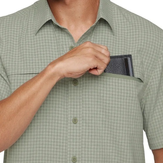 Orvis Men’s XXL Green Short Sleeve Tech Shirt UPF 30+ Quick-Dry Outdoor d1788