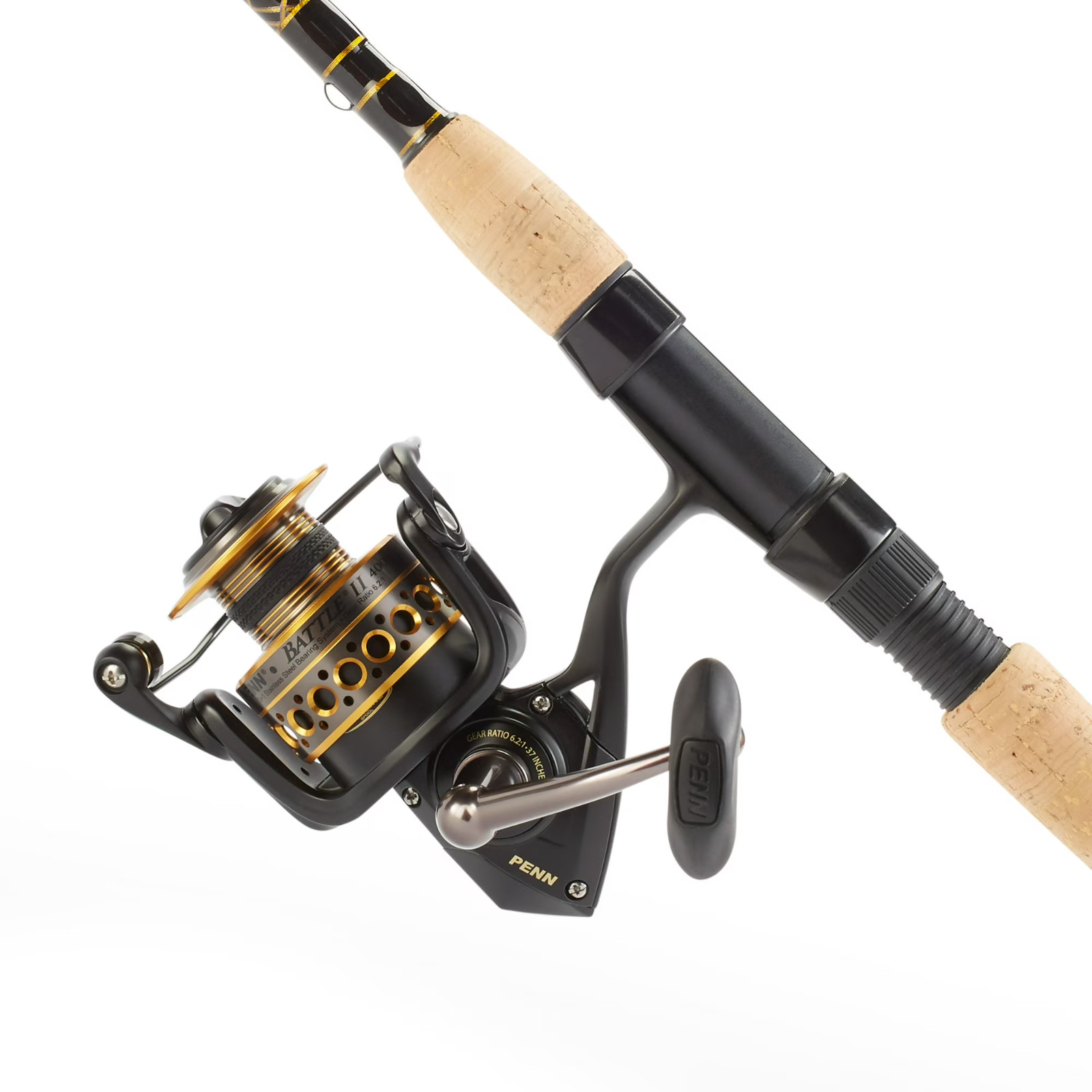 PENN Battle® II Combo, 7′ Medium Fishing Rod, 4000 Size Reel Composite SALE!