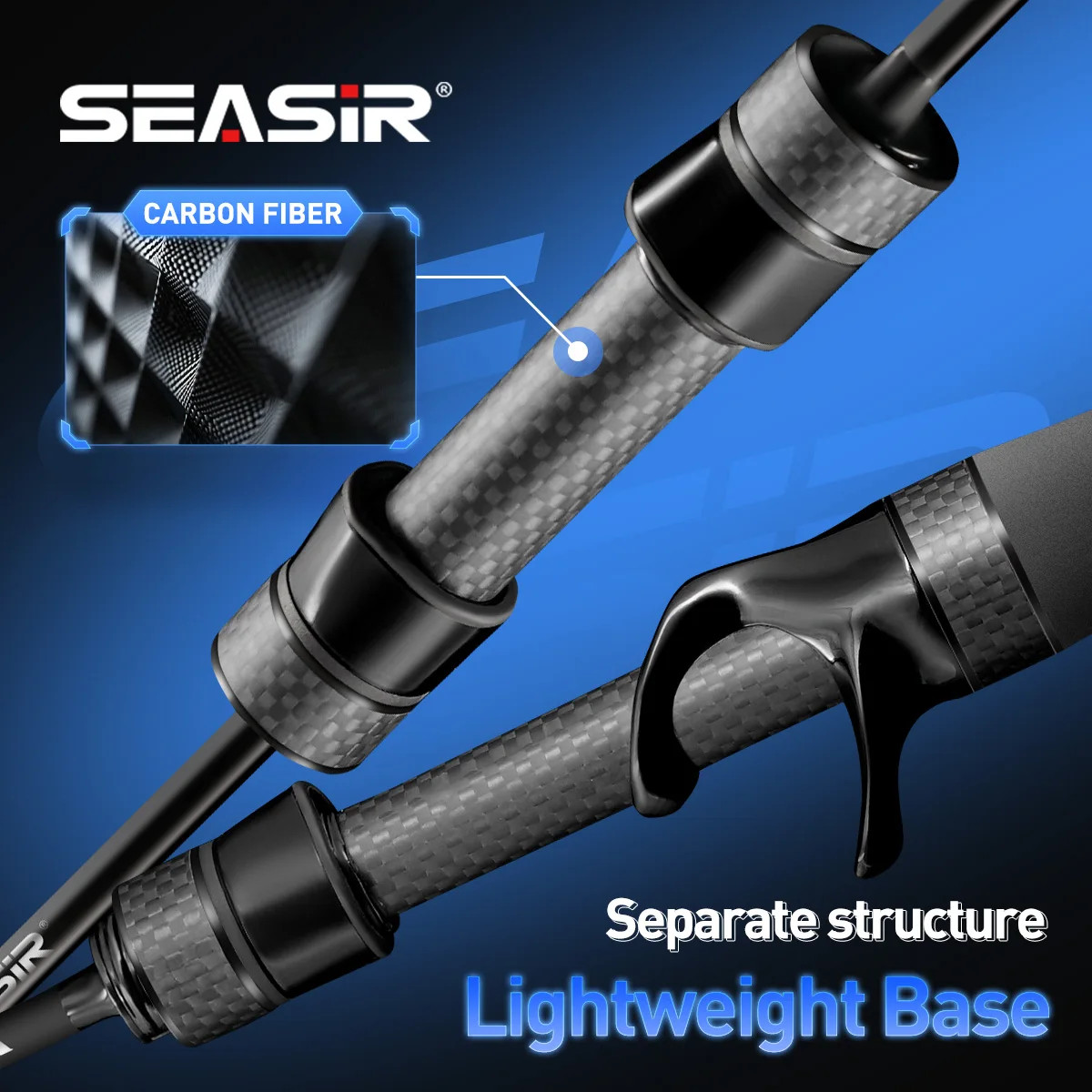 Seasir Riveria BFS Ultralight Fishing Rod 1.5-1.98M UL 30T+40T Carbon FUJI