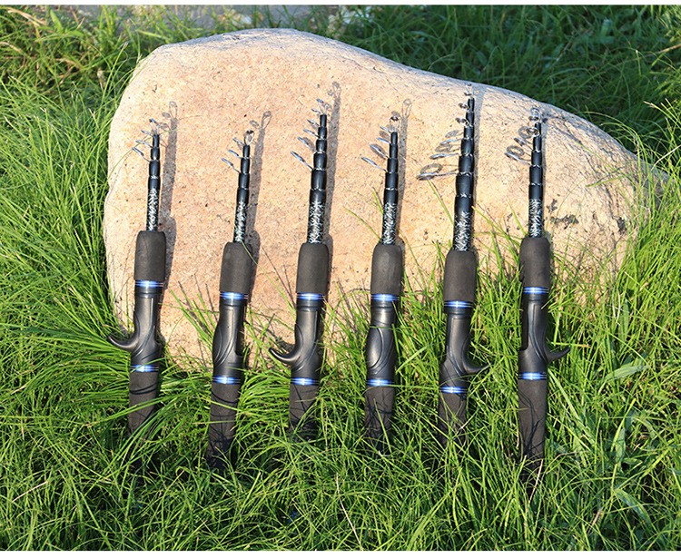 Telescopic Fishing Rod Carbon Fiber Ultra Light Spinning Fast Trout Stream Rods